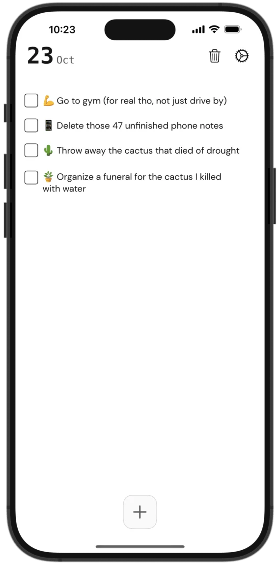 Simply Things en iPhone
