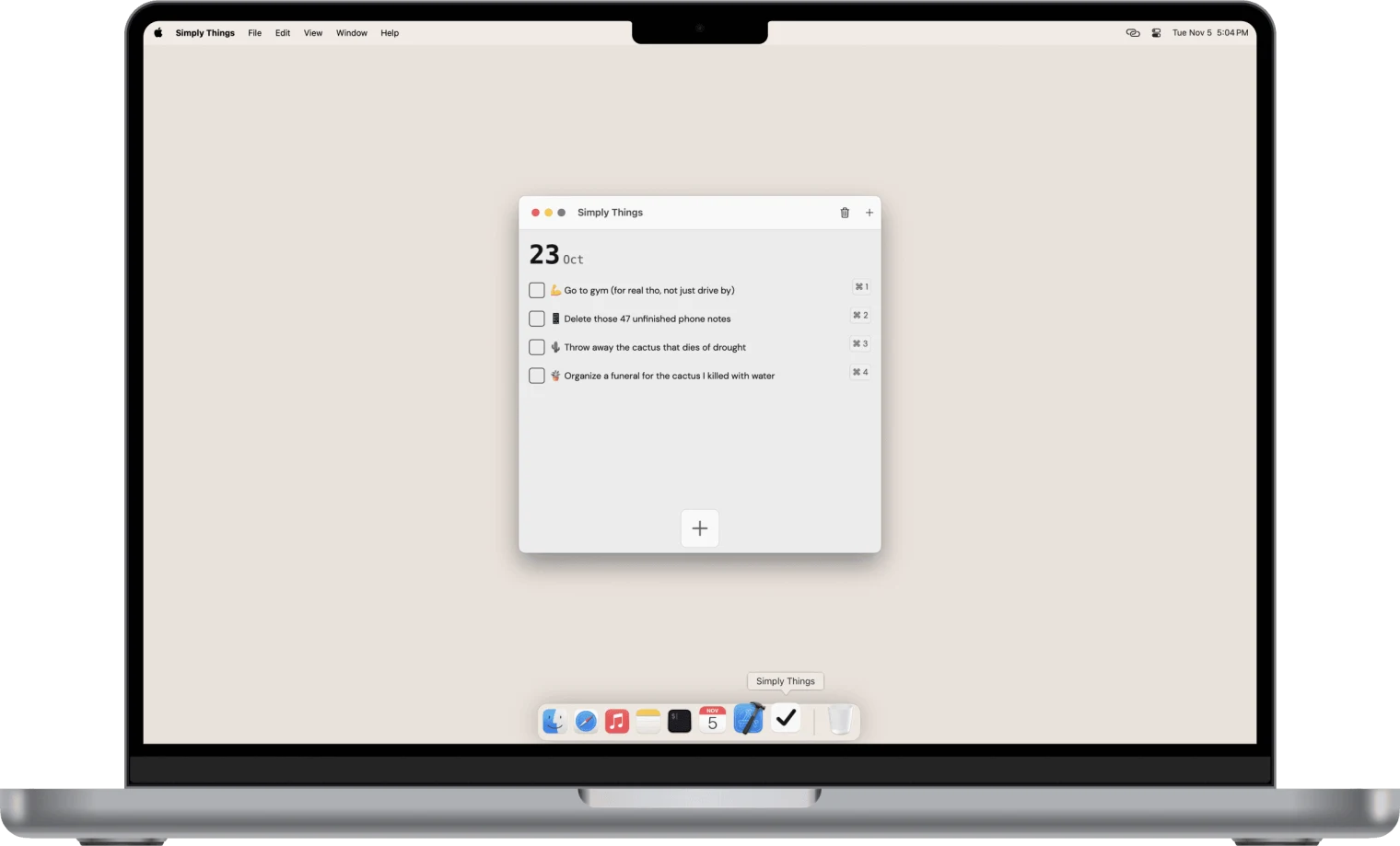 Simply Things en Mac